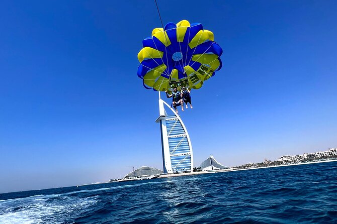 Parasailing in Dubai - Burj Al Arab View - Meeting and Pickup