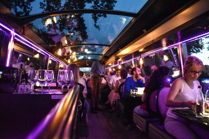 Paris Dinner Bus Toque With Wine Tastings on Champs-Elysees - Tour Details: Meeting Point and Departure Time