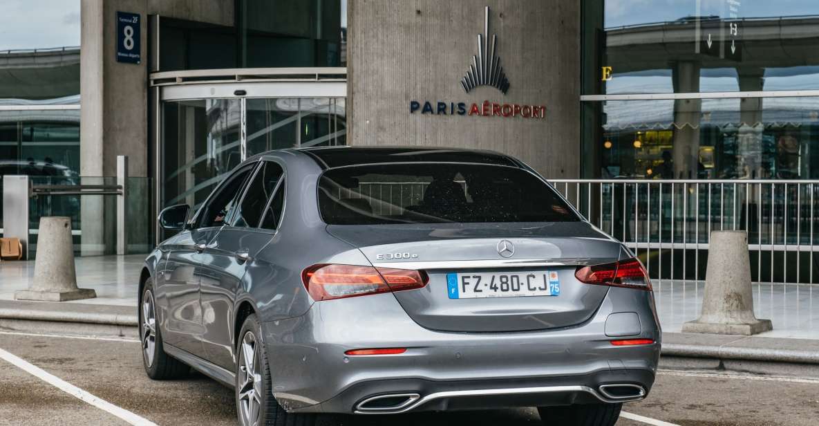 Paris: Private Transfer to or From Charles De Gaulle Airport - Passenger and Luggage Capacity