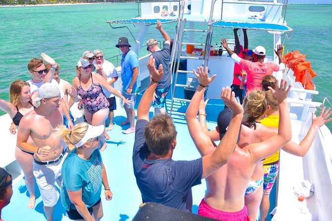 Party Boat in the Waters of Punta Cana Open Bar - Transportation and Pickup