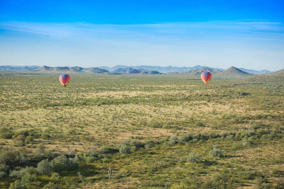 Phoenix: Hot Air Balloon Ride With Champagne and Catering - Breathtaking Desert Landscapes