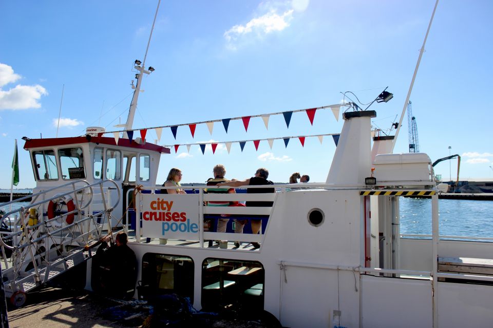 Poole: Harbor Dinner Cruise With Traditional Fish and Chips - Meal Options