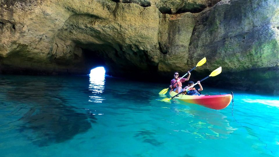 Portimão: Kayak Tour of Benagil Caves - Comfortable Catamaran Cruise