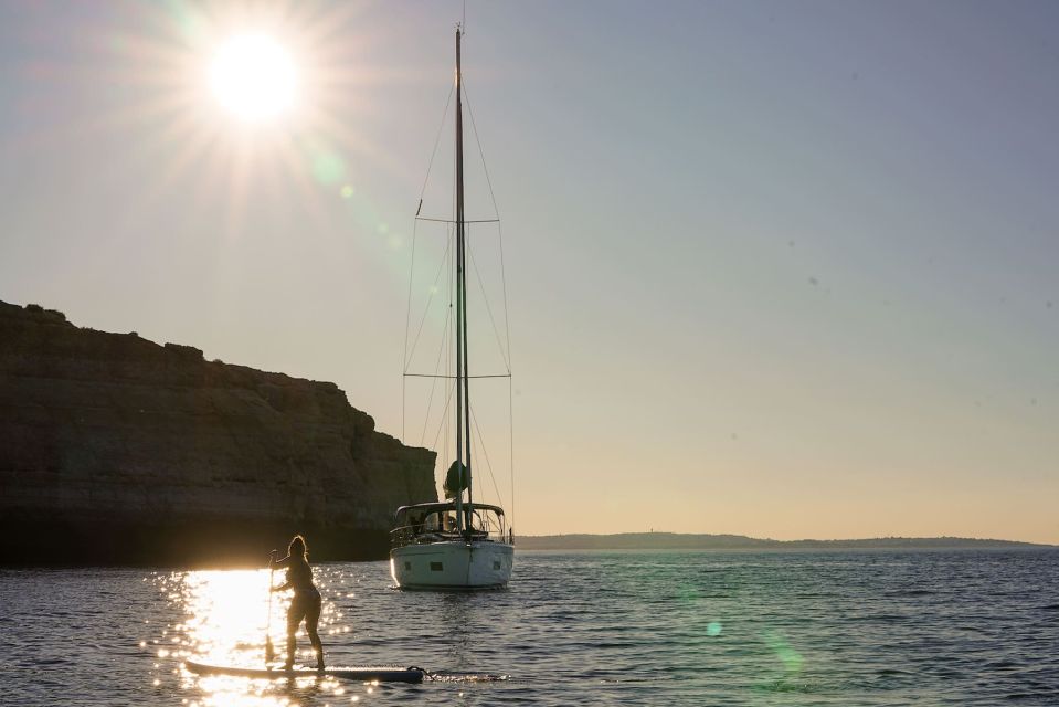 Portimao: Sunset Luxury Sail-Yacht Cruise - Included in the Experience