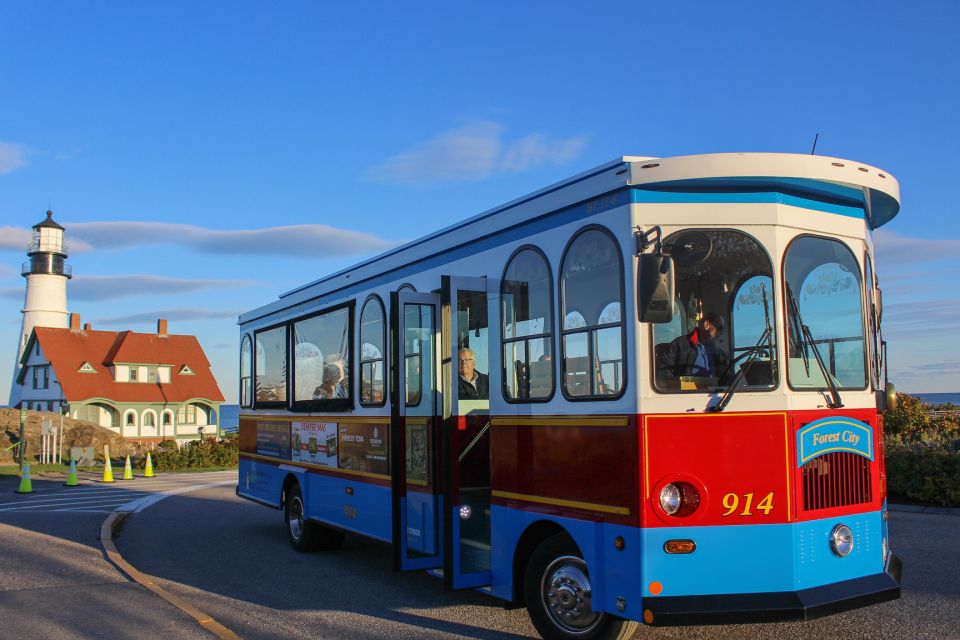 Portland: Trolley City Tour With Portland Head Light Stop - Tour Features