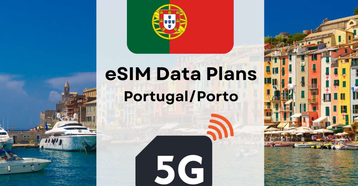 Porto :Esim Internet Data Plan for Portugal High-Speed 4g/5g - Available Data Plans