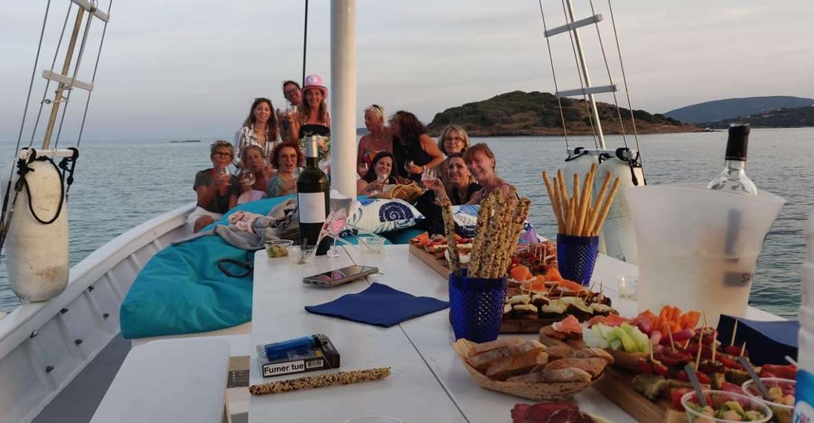 Porto-Vecchio: Dinner Aperitif at the Sunset at Sea - Nighttime Swimming and Navigation