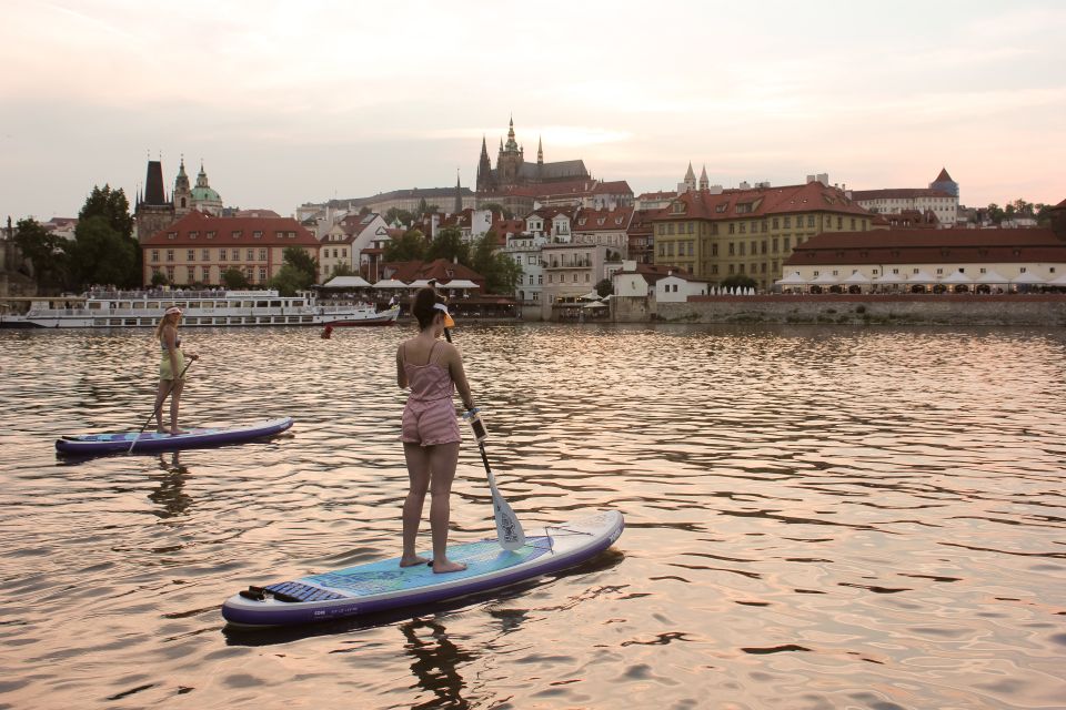 Prague: 2-Hour Paddle Boarding in the City Centre - Included Amenities