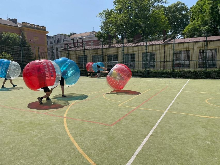 Prague: Bubbles Football in City Centre of Prague - Game Experience