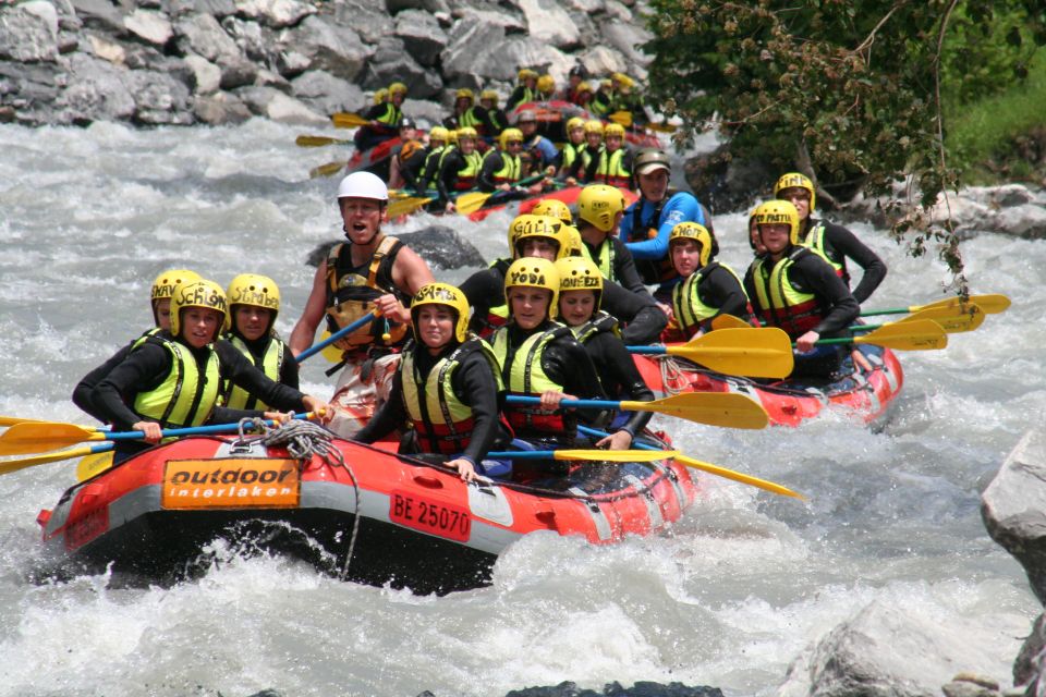 Rafting in Interlaken With Return Transfer From Lucerne - Scenic Coach Journey