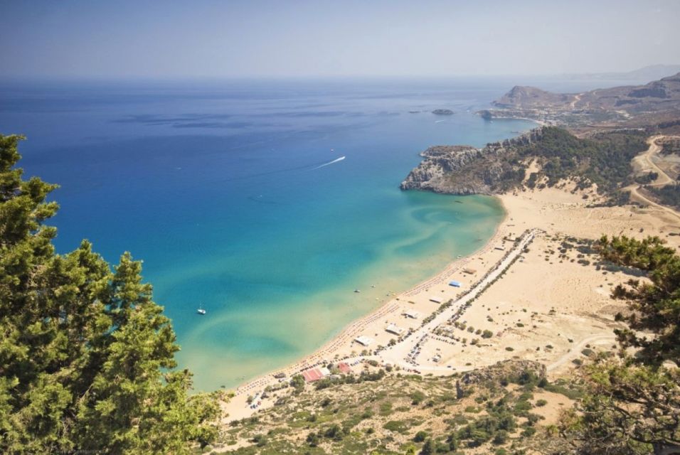 Rhodes: Private Tour to Tsambika Bay, Prasonisi & Acropolis - Tsambika Beach and Monastery