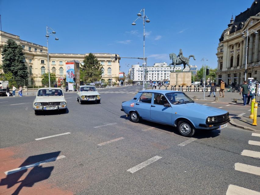 Romanian Vintage Car Driving Tour of Bucharest - 90min - Tour Highlights