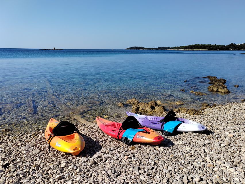 Rovinj: Golden Cape Desert Islands Kayak & Snorkeling Tour - Snorkeling and Marine Life