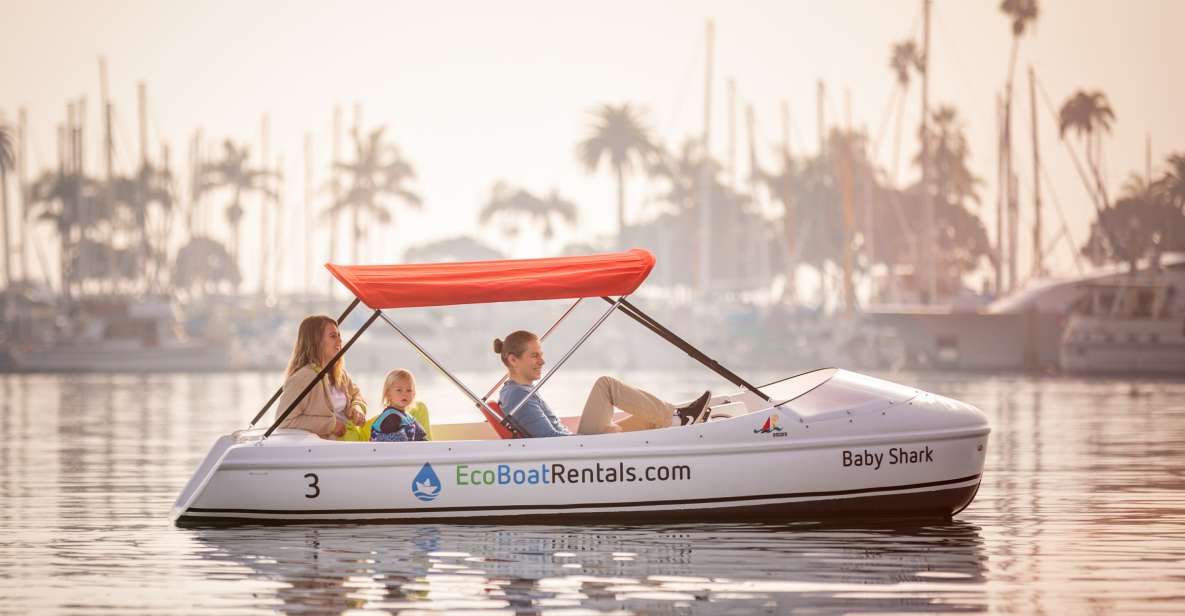 San Diego: San Diego Bay Dog-Friendly Eco Pedal Boat Rentals - Explore Sights and Views