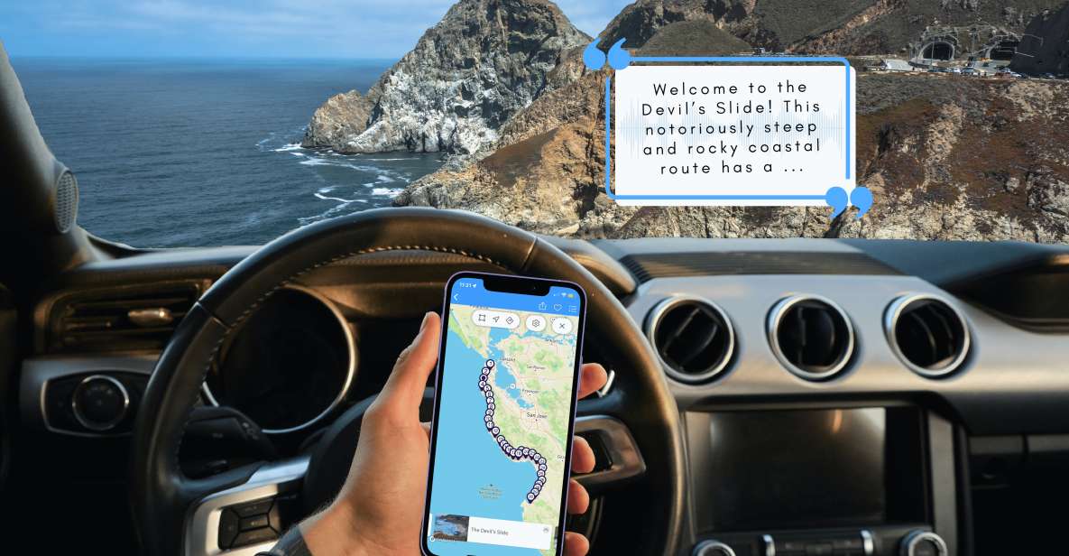 San Fran <--> Monterey: Pacific Coast Self-Driving Tour App - Tour Inclusions