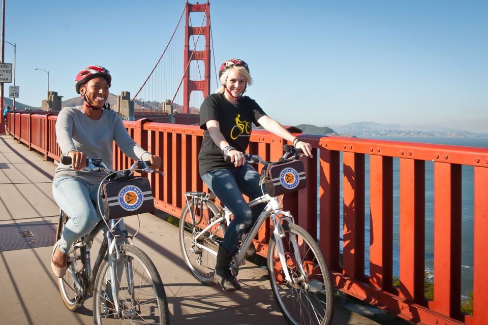 San Francisco: Golden Gate Bike Tour and Alcatraz Ticket - Cellhouse Audio Tour