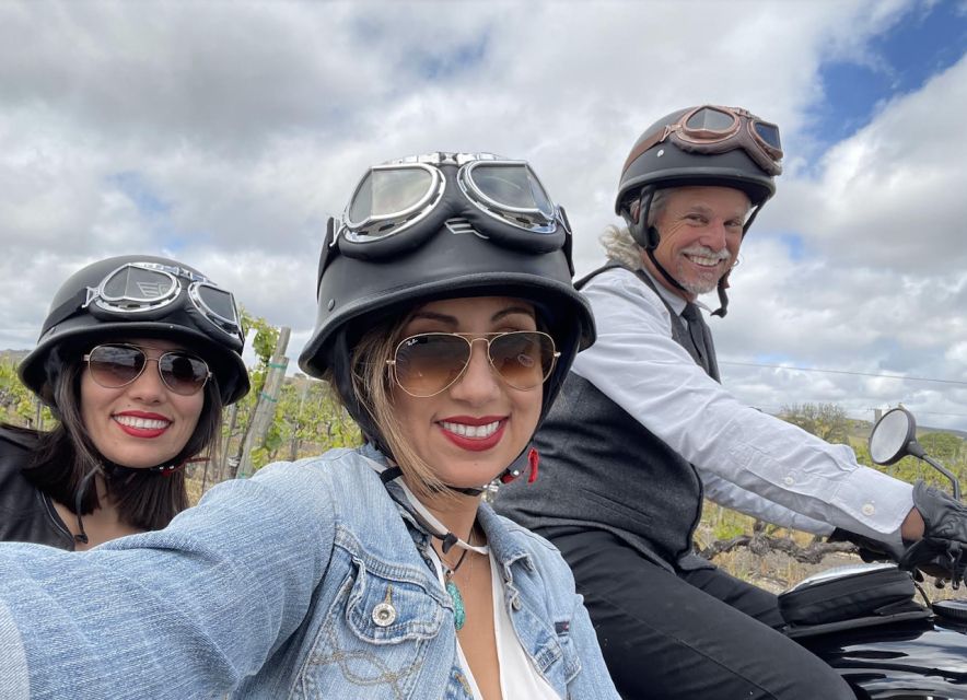 Santa Cruz: Sidecar Wine Tour With Guide and Wine Tasting - Important Tour Information