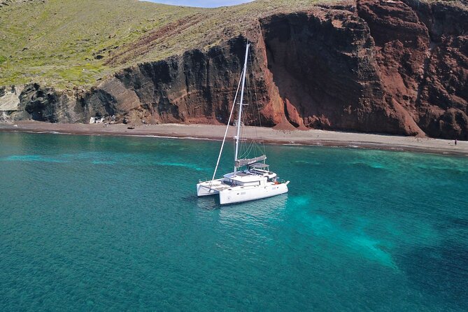 Santorini: Caldera Luxury Catamaran Cruise With Meal & Drinks - Small-Group Personalized Tour