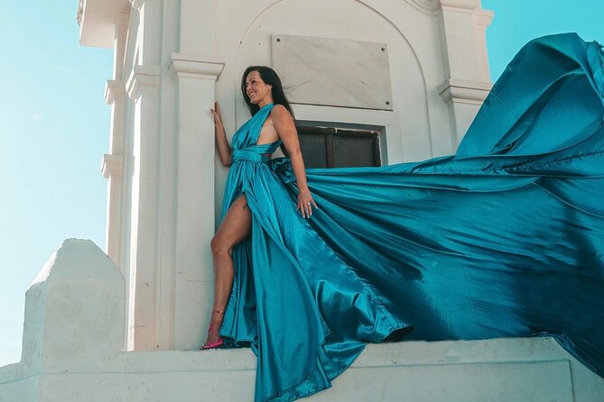 Santorini Flying Dress Photoshoot - Photoshoot Experience