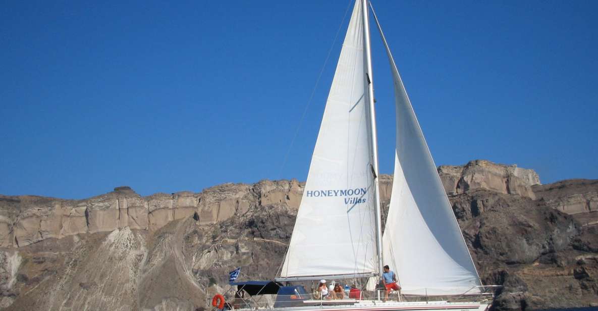 Santorini Oia: Private Sailing Cruise With Meal & Drinks - Onboard Facilities