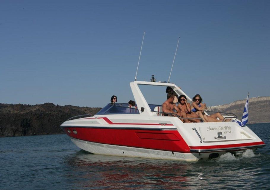 Santorini: Private Speedboat Cruise With Meal & Drinks - Pickup and Drop-off Locations