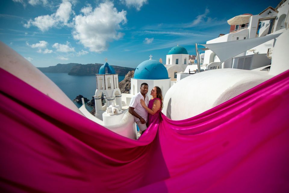 Santorini: Unique Flying Dress Photoshoot Experience - Dress Customization Options