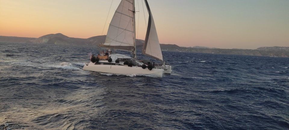 Santorini:Catamaran: Private Cruise With Food & Drinks - Personalized Service