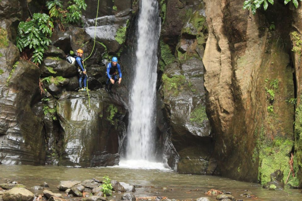 Sao Miguel: Salto Do Cabrito Guided Canyoning Experience - Vertical Waterfalls and Rappelling