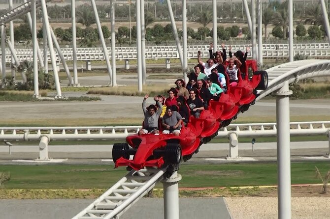 Sheikh Zayed Grand Mosque With Ferrari World From Dubai - Visiting Ferrari World