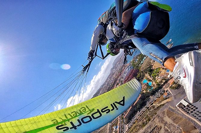 SILVER 1000M Paragliding Tandem Flight Above South Tenerife - Pickup and Meeting Point