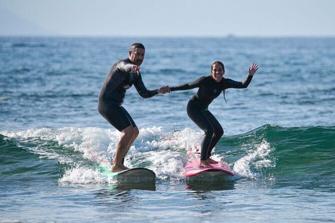 Small Group Surf Lesson in Playa De Las Américas,Tenerife - Meeting and Pickup