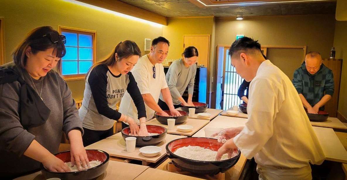 Soba Making Experience With Optional Sushi Lunch Course - Included Activities