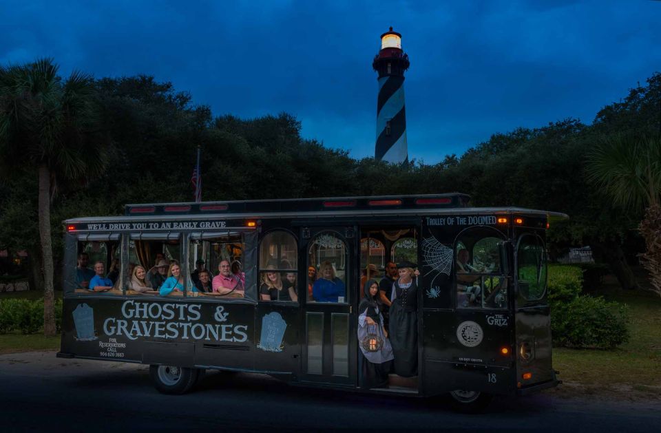 St. Augustine: Ghosts and Gravestones Old Town Trolley Tour - Guided by a Ghost Host