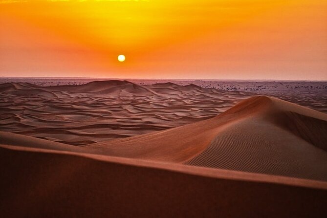 Sunset Desert Safari | Premium BBQ Dinner | Red Sand Dune - Unlimited Beverages and Drinks