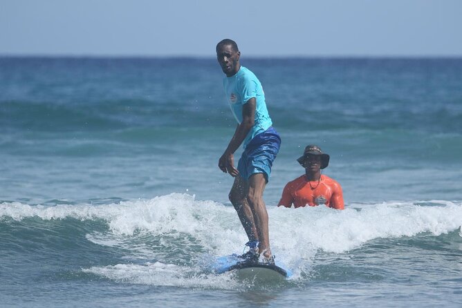 Surfing Lesson at Beautiful Beach Playa Encuentro - Outfitting for the Surf Session