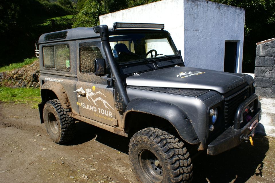 Terceira Island: Full-Day Mud Adventure & Traditional Lunch - Freeing Jeeps Stuck in Mud