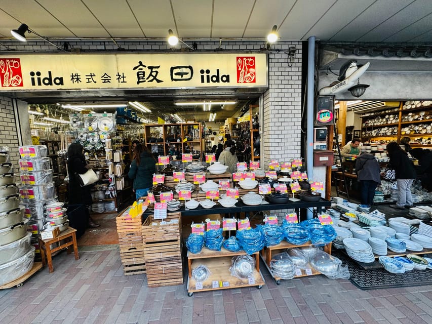 Tokyo : Asakusa Nearby Japanese Tableware Finding Tour - Tour Features