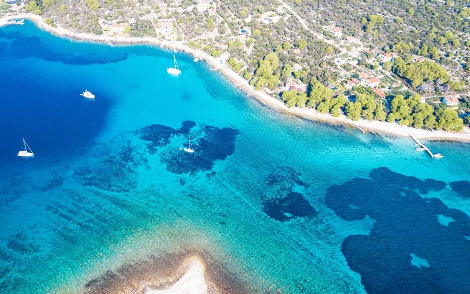 Trogir: Blue Lagoon, Maslinica, and Solinska Bay Boat Tour - Highlights of the Tour