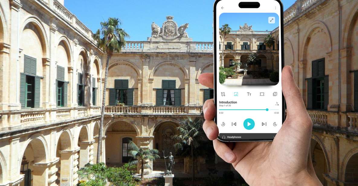 Valletta: Historic Center Self-Guided Audio Tour (ENG) - Key Attractions