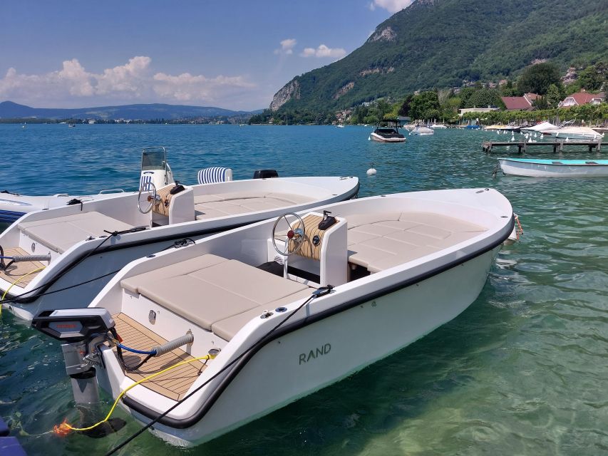 Veyrier-du-Lac: Electric Boat Rental Without License - Eco-Friendly Cruising on Lake Annecy