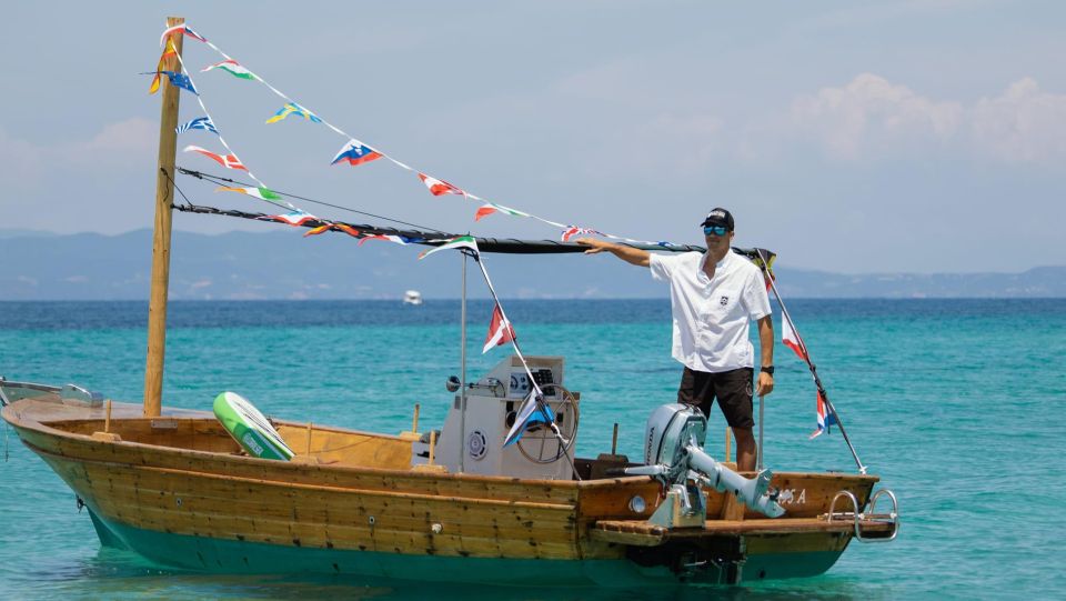 Vourvourou: Private Traditional Wooden Boat Cruise - Unique Experience Features