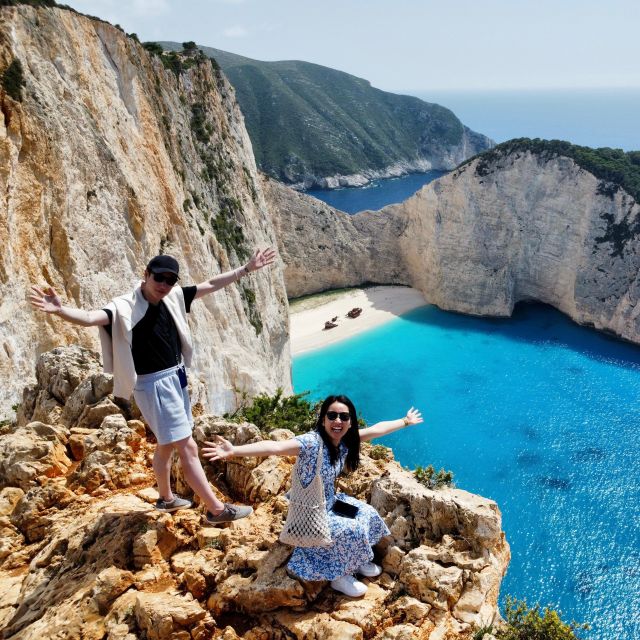 Zakynthos: Shipwreck Beach & Blue Caves VIP Land & Sea Tour - Key Stops