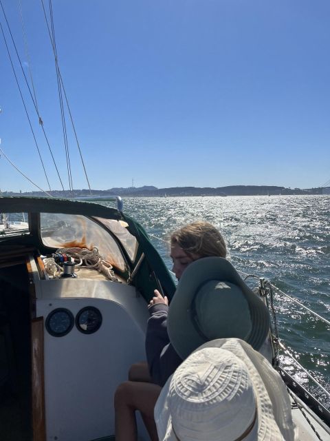 2hr - INTERACTIVE Sailing Experience on San Francisco Bay - Close-up Look at Alcatraz and Angel Islands