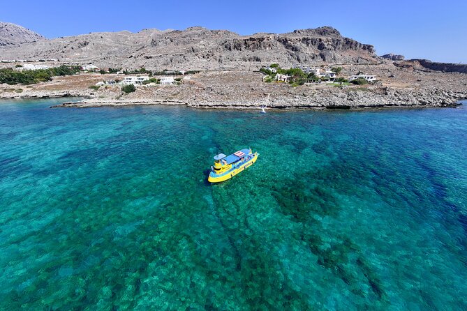 3-hour Guided Submarine Tour in Saint Pauls Bay, Lindos and Navarone Bay - Included Beverage Options