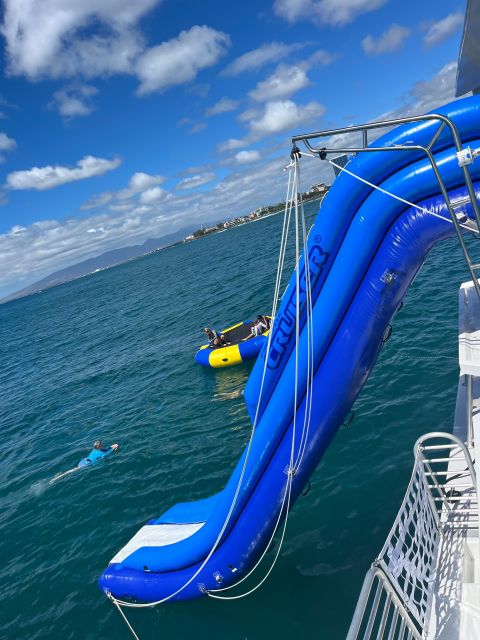 3 Hour Waikiki Waterslide and Ocean Playground Cruise - Onboard Experience