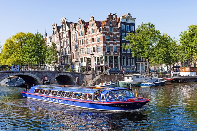 75-minute Amsterdam Canal Cruise by Blue Boat Company - Pricing for Adult and Child Tickets