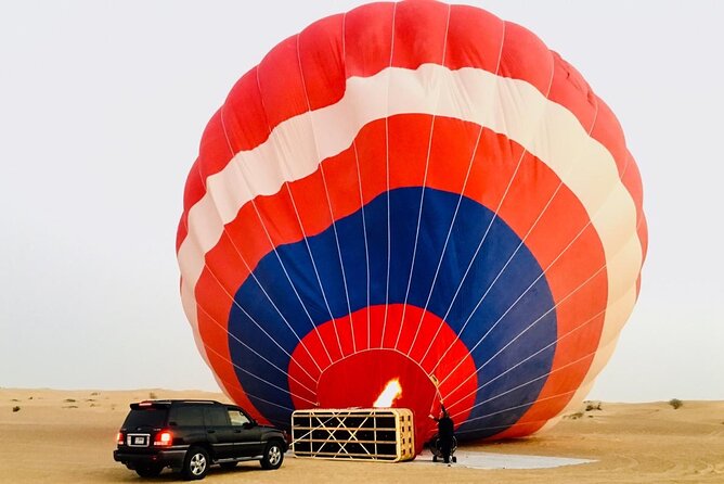 Adventure Hot Air Balloon With Buffet Breakfast & Falcon Show - Adrenaline-Fueled Dune Bashing