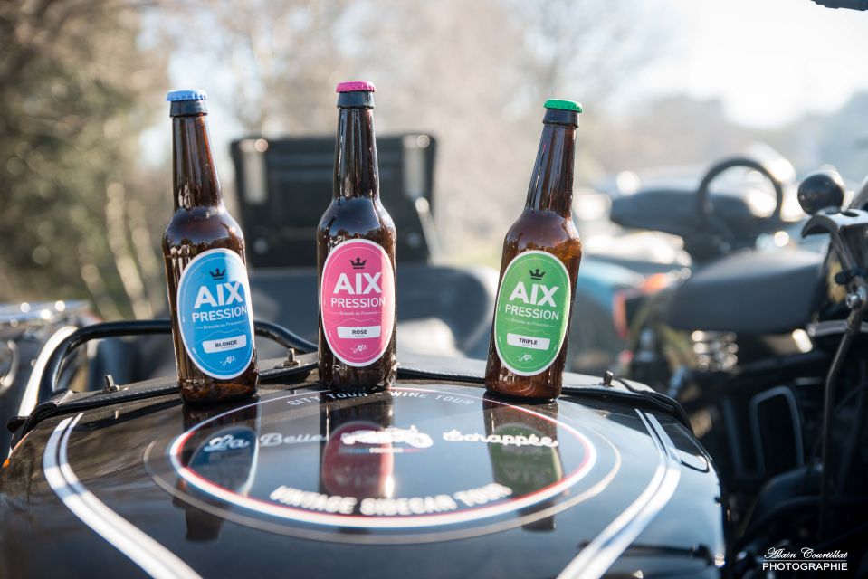 Aix-en-Provence: Wine or Beer Tour in Motorcycle Sidecar - Booking and Availability