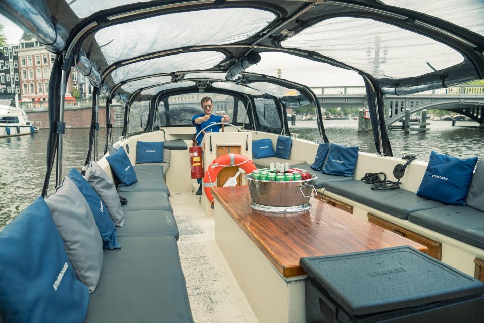 Amsterdam: Evening Canal Cruise With Unlimited Drinks Option - Meeting Points and Drop-off