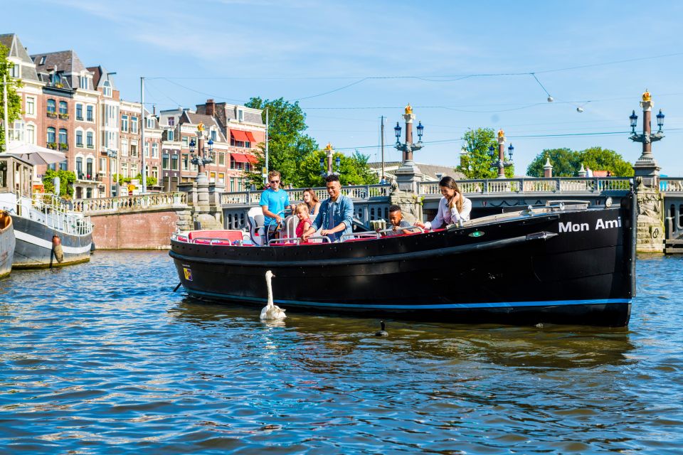 Amsterdam: Open Boat Canal Cruise With Local Guide - Meeting Points and Logistics